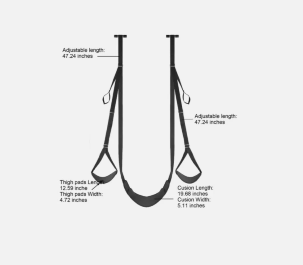 Diagram of a saddle pad with measurements labeled on a white background