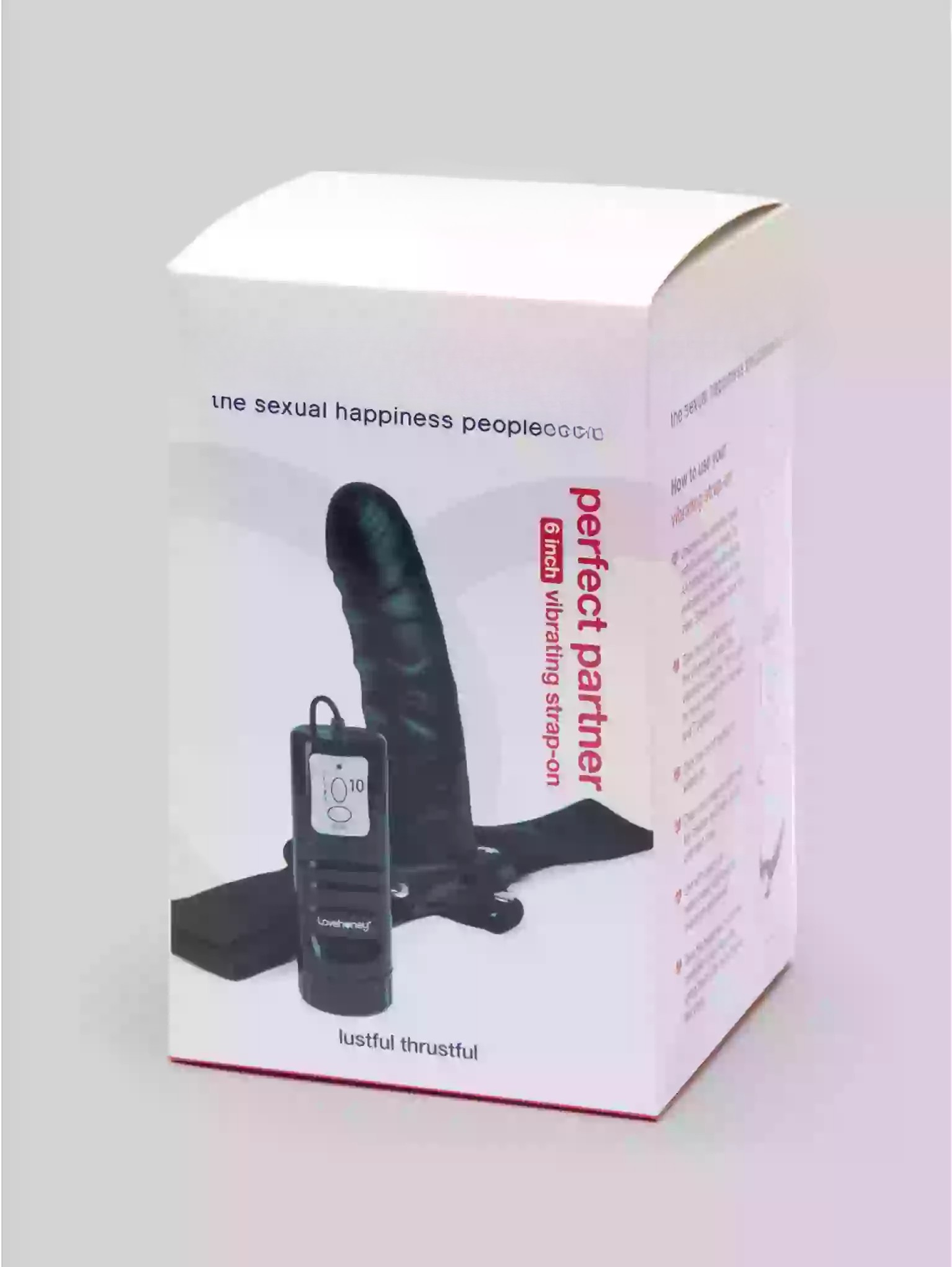 10 Function Vibrating Strap-On 6 Inch | Realistic Harness Set