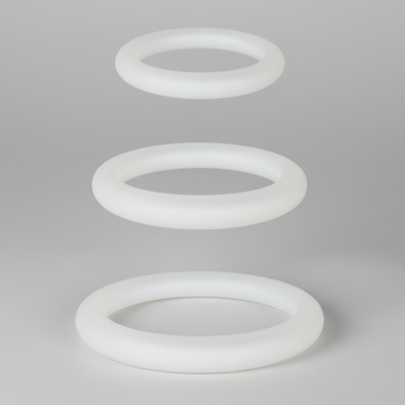 Body-Safe Silicone Cock Ring Set Adult Toy UK