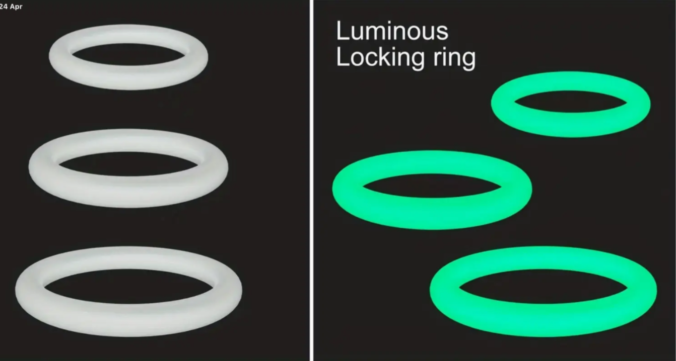 Body-Safe Silicone Cock Ring Set Adult Toy UK