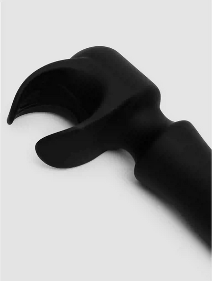 Black silicone sleeve on a white background