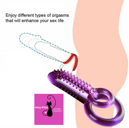 9-function vibrating cock ring – couples pleasure enhancer, adult sex toy with multiple vibration modes, silicone ring for intimacy, UK
