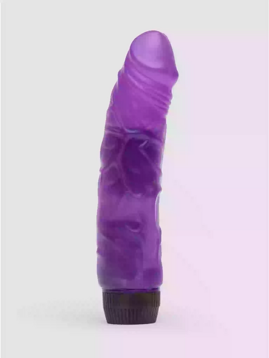 Purple toy on a white background