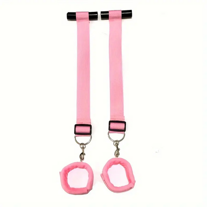 BDSM bondage kit – soft restraints for hands and ankles, beginner-friendly adult sex toy set, adjustable cuffs for intimate roleplay