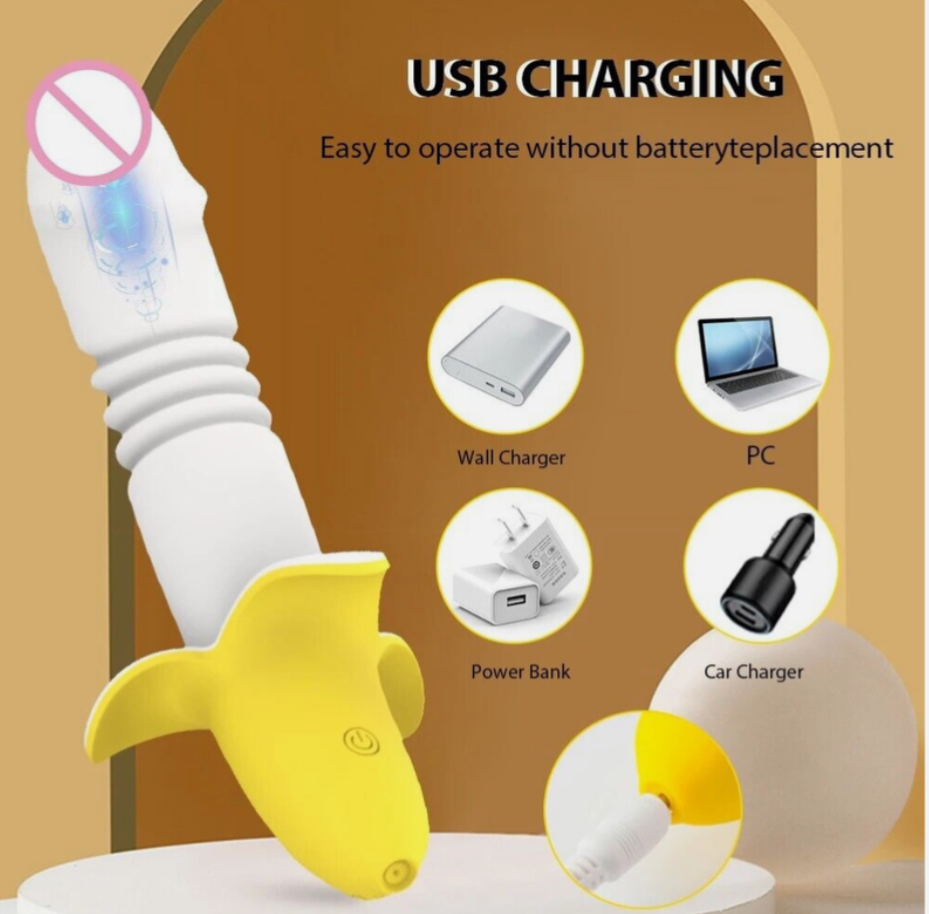 Product with USB charging capabilities on a brown background