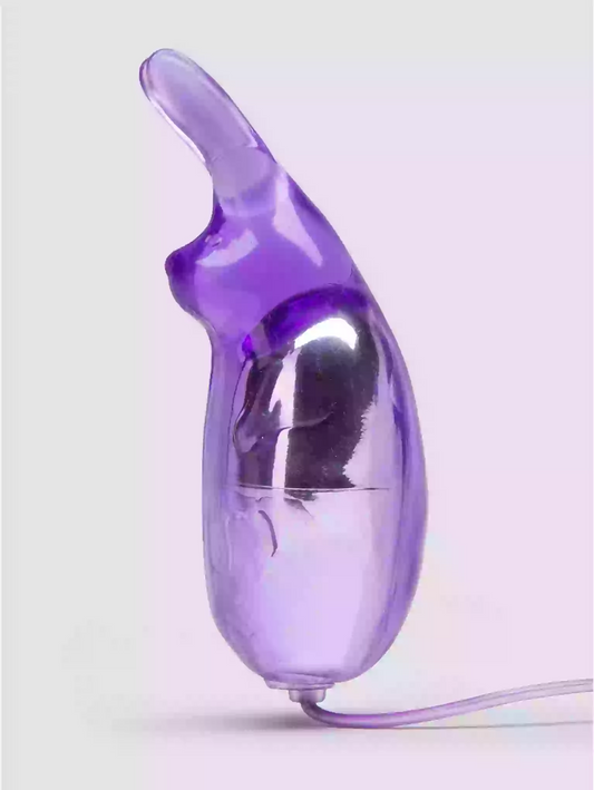 Purple USB device on a light purple background