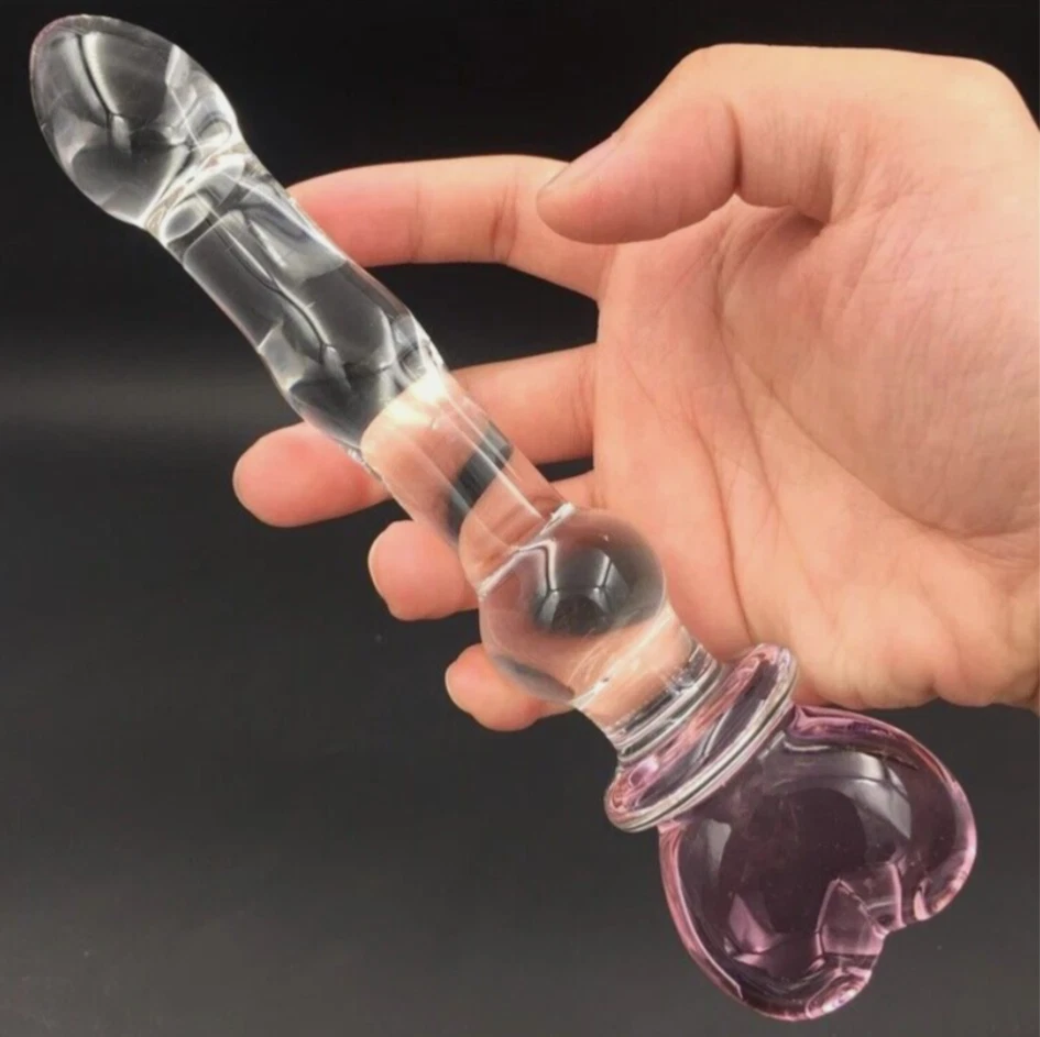 Crystal Glass Anal Plug & G-Spot Massager UK