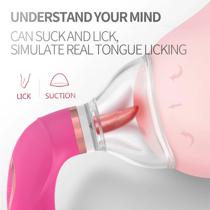 Product with text 'Understand Your Mind' and features 'lick' and 'suction'.