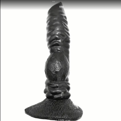 Black and white image of a textured object on a plain background