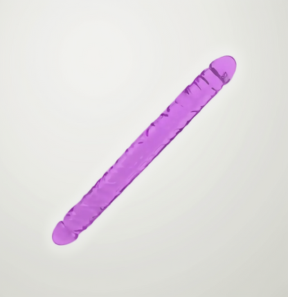 Purple object on a light gray background