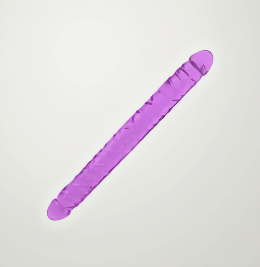 Purple object on a light gray background