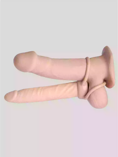 Silicone product resembling a stylized human figure on a plain background
