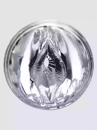 Clear glass light bulb on a white background