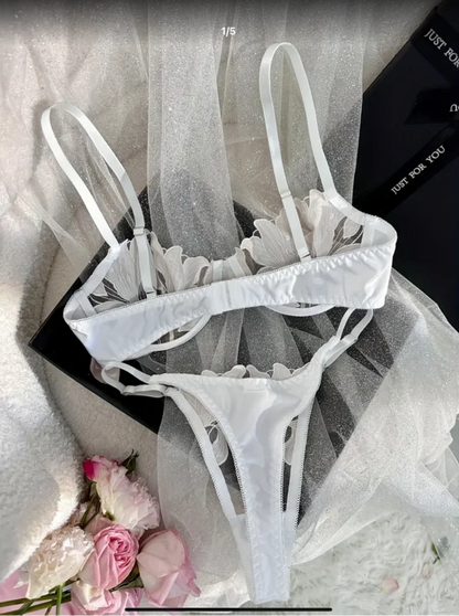 Hot Transparent Bra & Panty Lingerie Set for Women UK