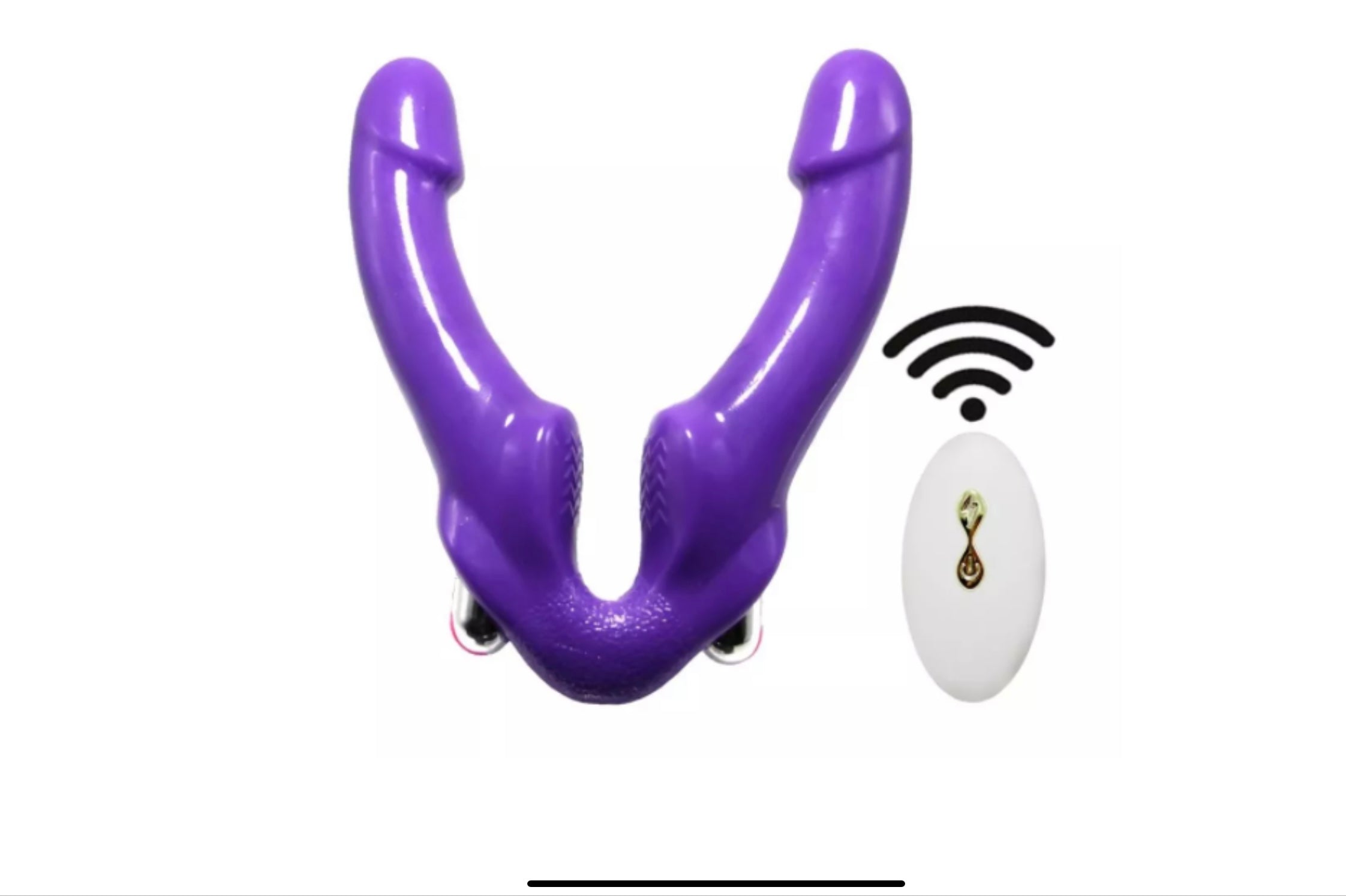 Lesbian gay double vibrating dildo sex toy