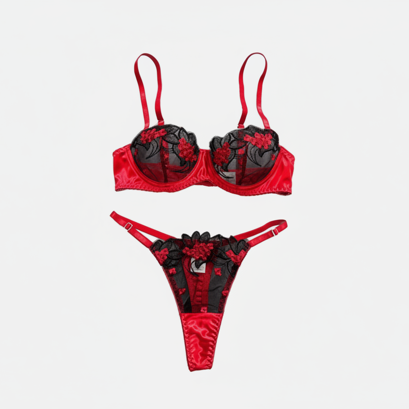 Lace Lingerie Set UK | Soft Bra & Knicker Set for Women | Sexy Kitty