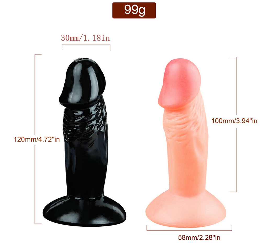 Training butt plug cock dildo 4 inches