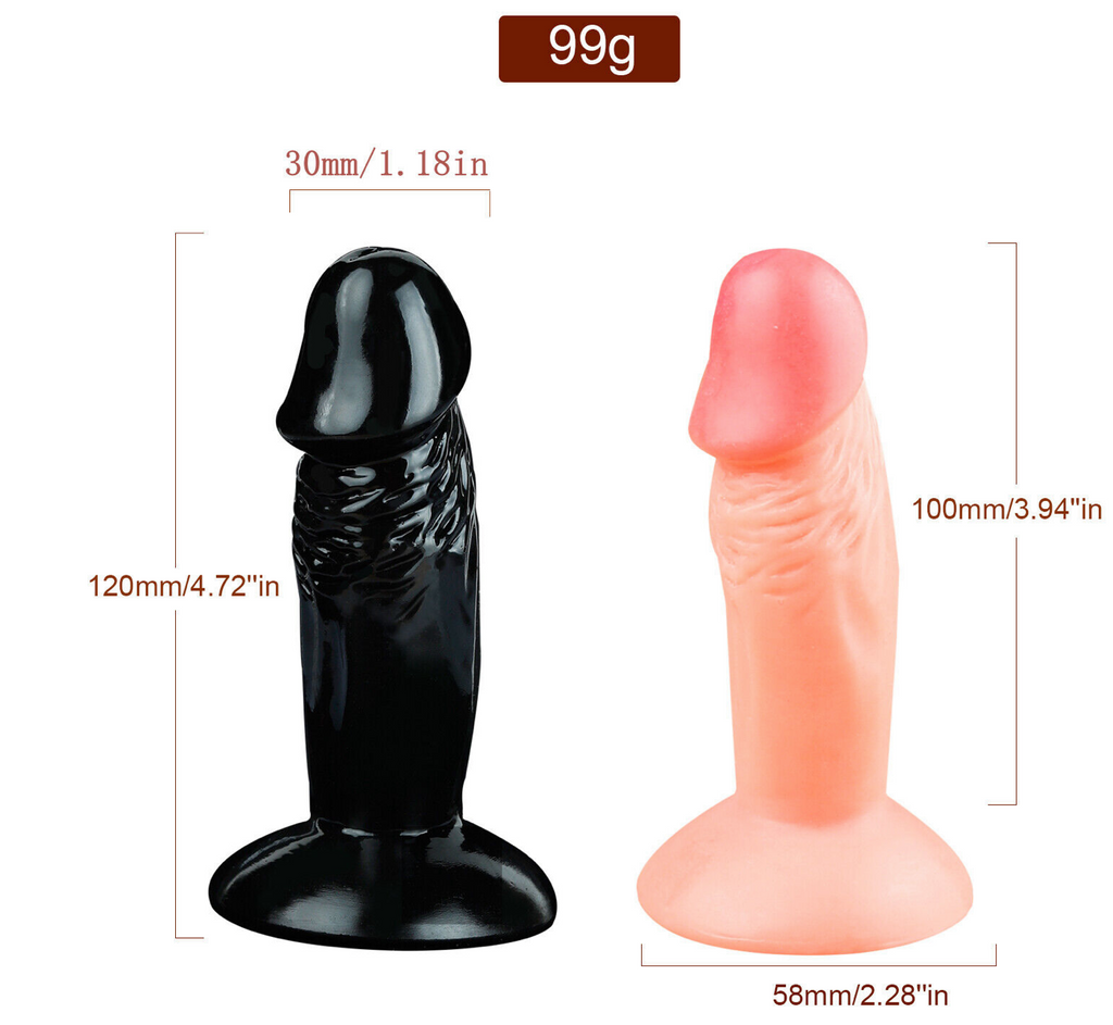 Training butt plug cock dildo 4 inches