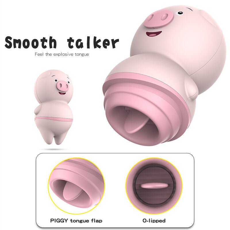 Sex toy piggy clitoral sucker and Licker