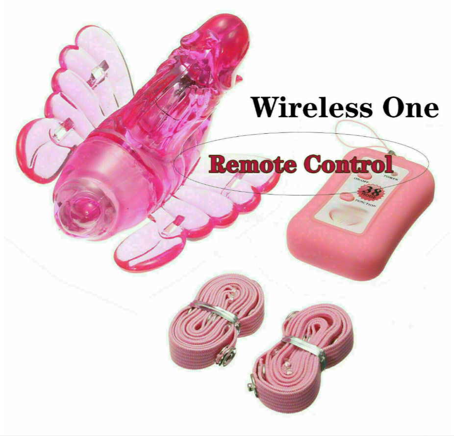 Pink remote control and accessories on a white background with 'Wireless One' branding.