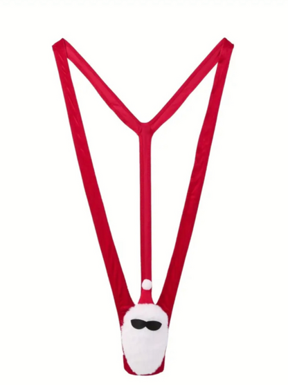 Men’s Santa Claus Thong & Stockings Cosplay Set UK