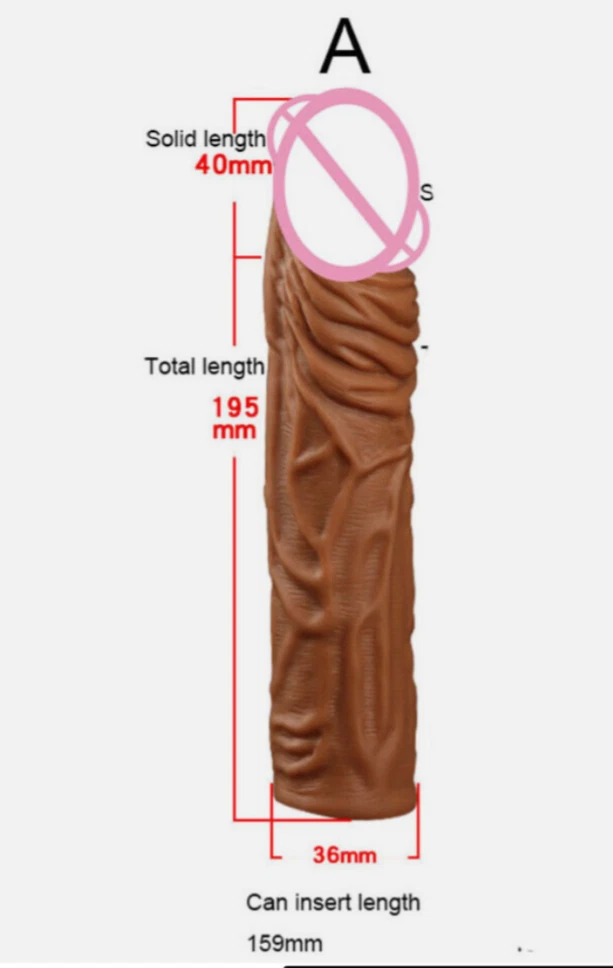 Mila Realistic Reusable Penis Sleeve UK