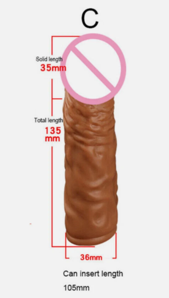 Mila Realistic Reusable Penis Sleeve UK