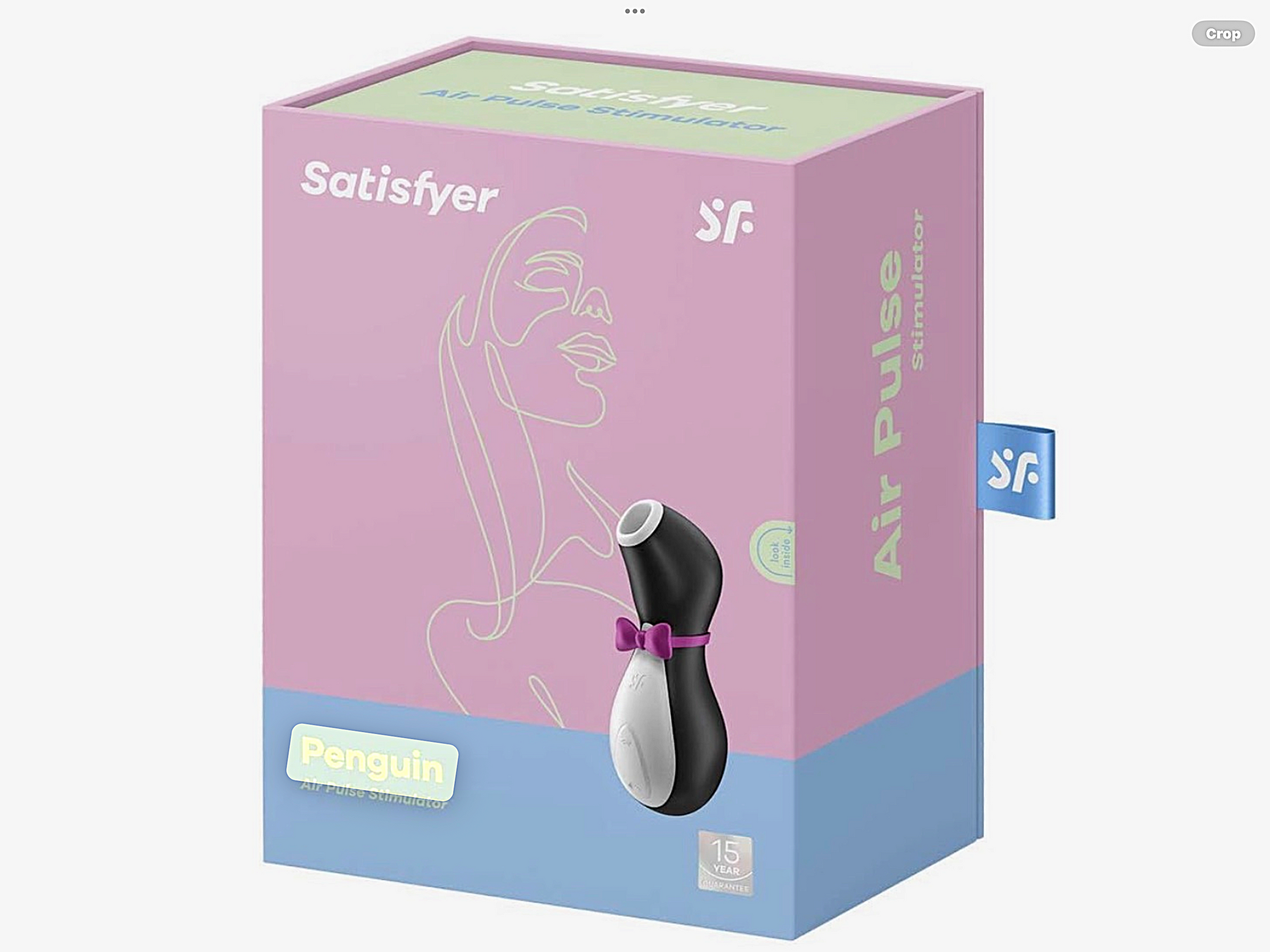 Satisfyer Air Pulse product packaging on a white background