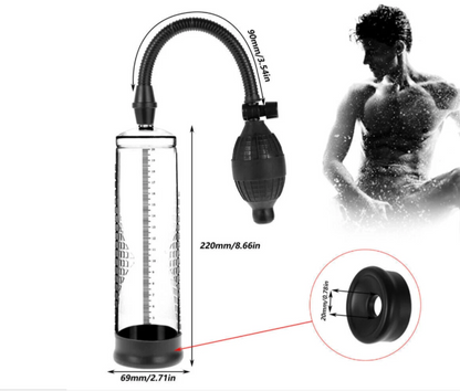 Penis Pump & Vacuum Enlarger UK – Manual Erection Enhancer
