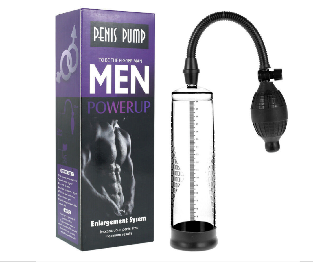 Penis Pump & Vacuum Enlarger UK – Manual Erection Enhancer