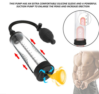 Penis Pump & Vacuum Enlarger UK – Manual Erection Enhancer