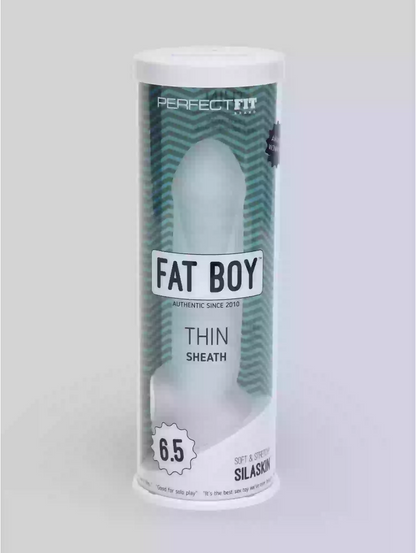 Perfect Fit Fat Boy thin sheath packaging on a light gray background