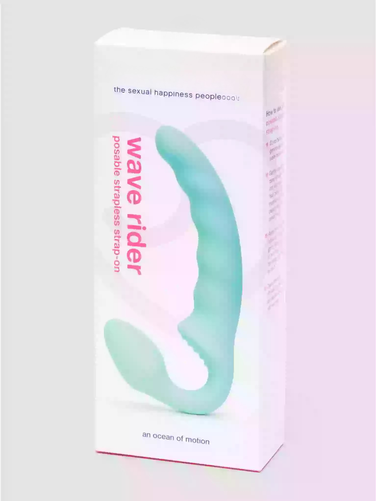 Box of a product named 'Wave Rider' with a stylized design on a light background
