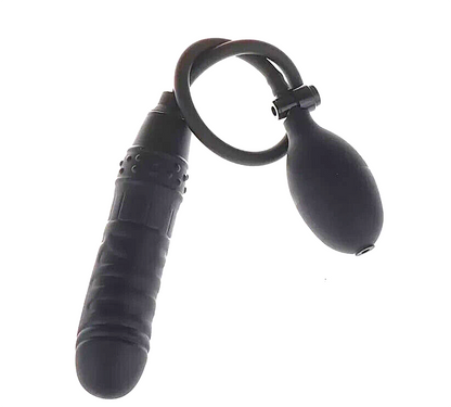 Black hand exerciser on a white background