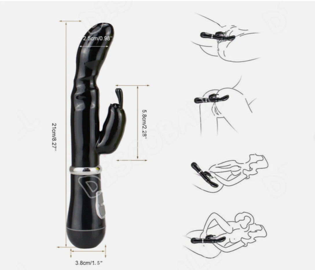 Body-Safe Dual Stimulation Vibrator