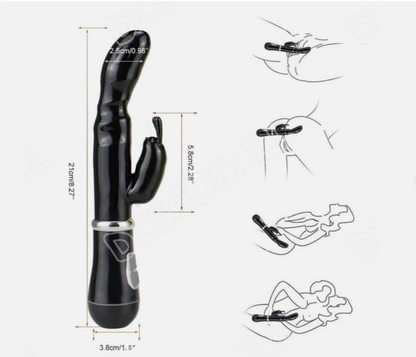 Body-Safe Dual Stimulation Vibrator