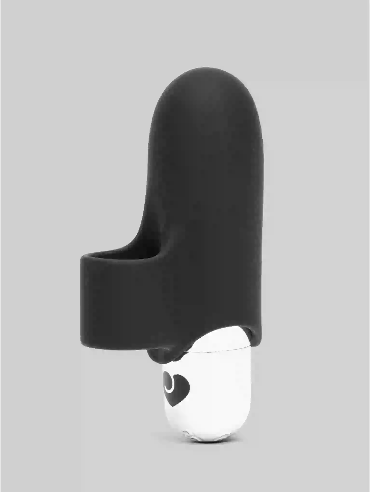 Black and white device on a gray background