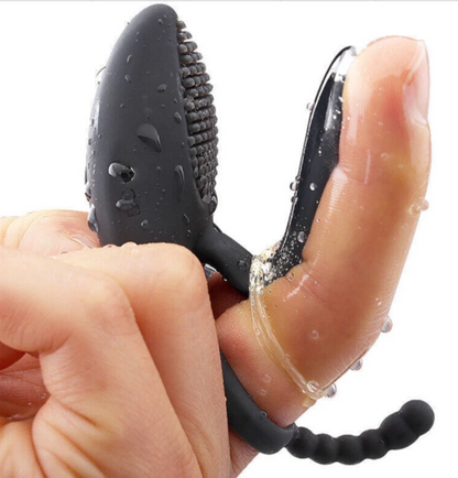 Rechargeable vibrating cock ring – couples pleasure enhancer, adjustable adult sex toy with vibration, silicone ring for intensified intimacy