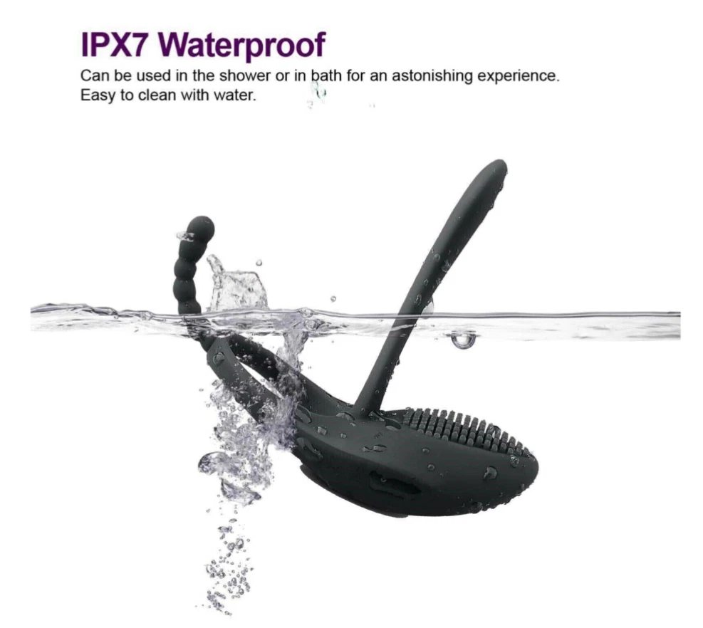 Rechargeable vibrating cock ring – couples pleasure enhancer, adjustable adult sex toy with vibration, silicone ring for intensified intimacy