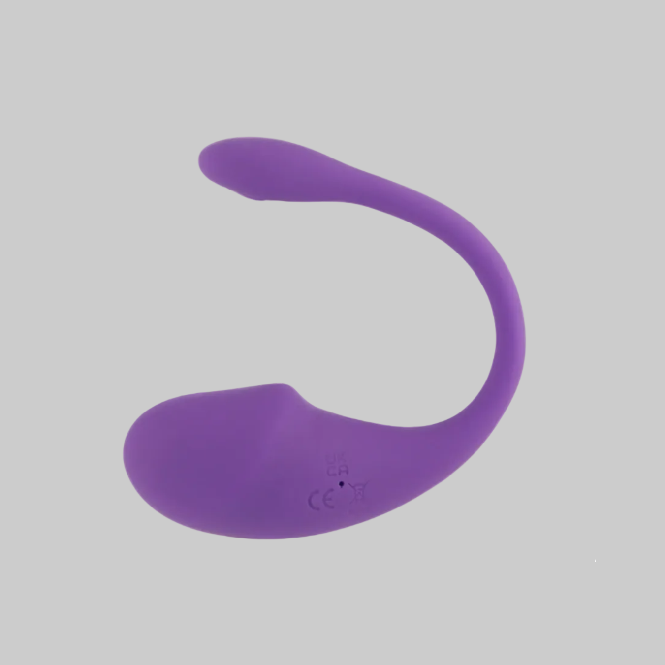 Purple flexible tool on a gray background