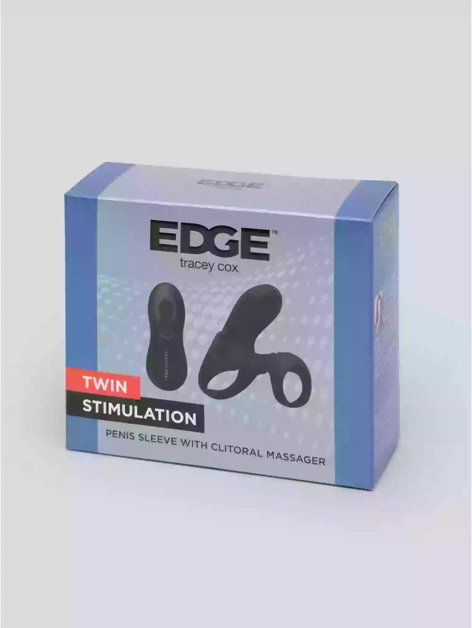 Box of EDGE Twin Stimulation product on a white background