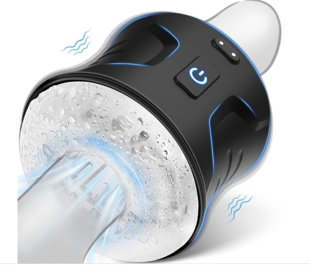 Shower head with water and soap suds on a white background