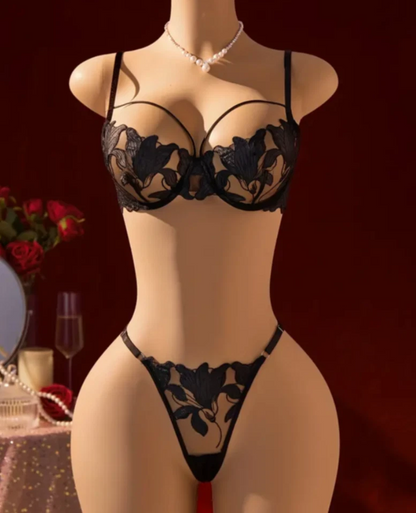 Luxury Satin Bra and Panty Set UK