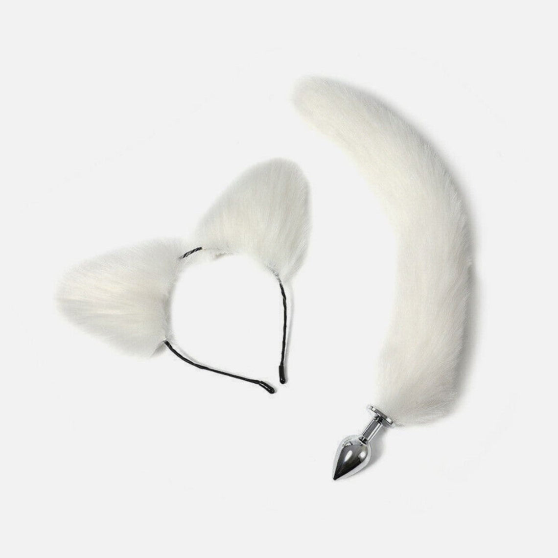 Sexy Fox Tail Butt Plug & Ears Set UK – Discreet Cosplay Anal Toy