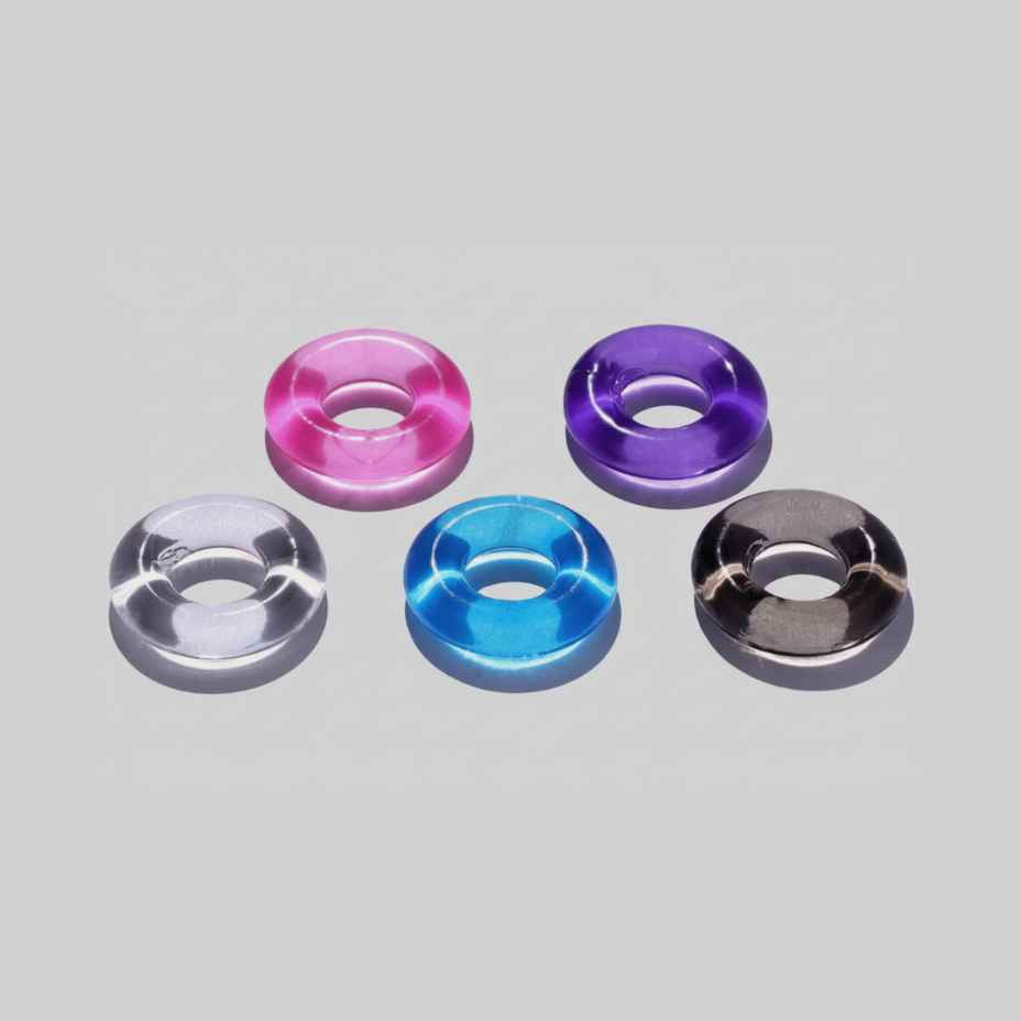 Silicone cock ring – penis enhancer and delay sex toy, adjustable adult ring for stronger erections and longer-lasting intimacy, UK body-safe design