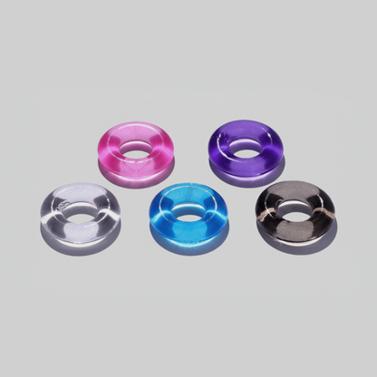 Silicone cock ring – penis enhancer and delay sex toy, adjustable adult ring for stronger erections and longer-lasting intimacy, UK body-safe design