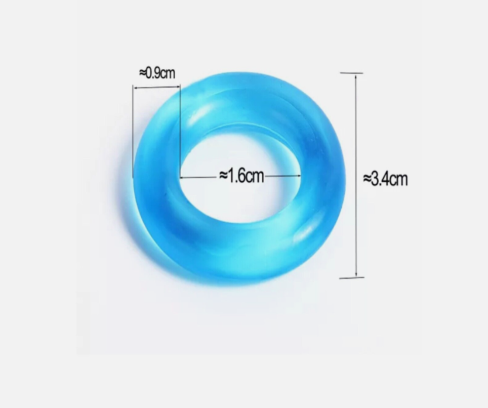 Silicone cock ring – penis enhancer and delay sex toy, adjustable adult ring for stronger erections and longer-lasting intimacy, UK body-safe design