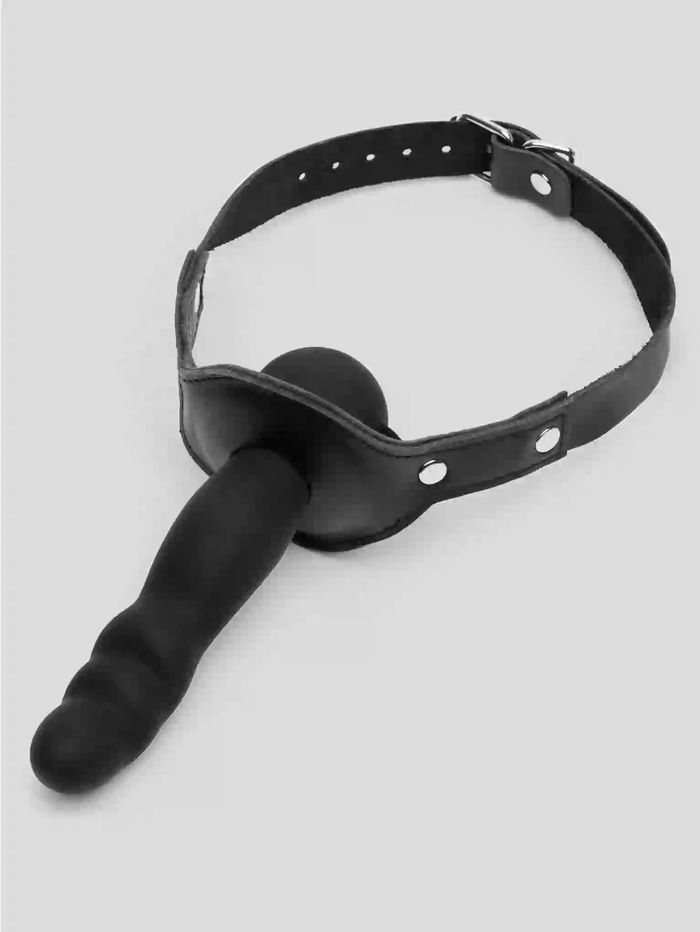 Silicone Gag with 5-Inch Dildo | Bondage & Oral Restraint Toy