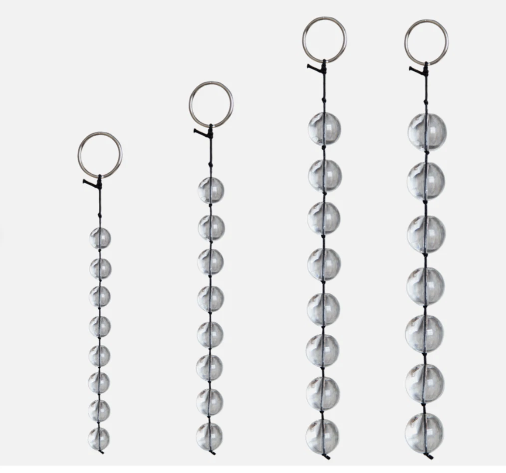 Jiggle love balls – Kegel exercise and glass pleasure balls, adult sex toy for pelvic strengthening and intimate stimulation, UK body-safe design