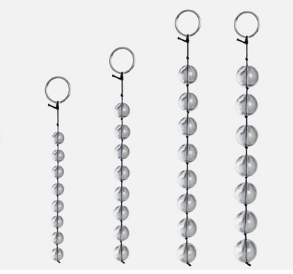 Jiggle love balls – Kegel exercise and glass pleasure balls, adult sex toy for pelvic strengthening and intimate stimulation, UK body-safe design